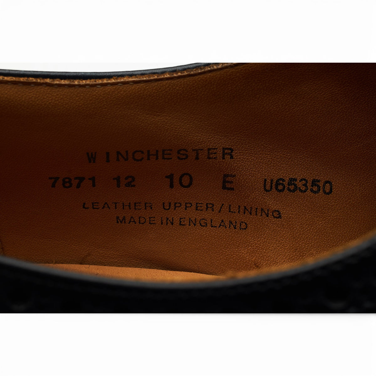 Shipton & Heneage 'Winchester' Black Leather Oxford Brogues UK 10 E