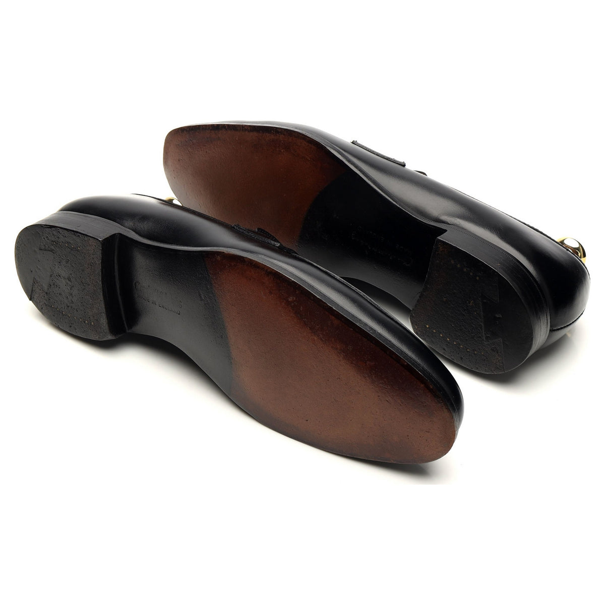 &#39;Crawford&#39; Black Leather Loafer UK 6 E