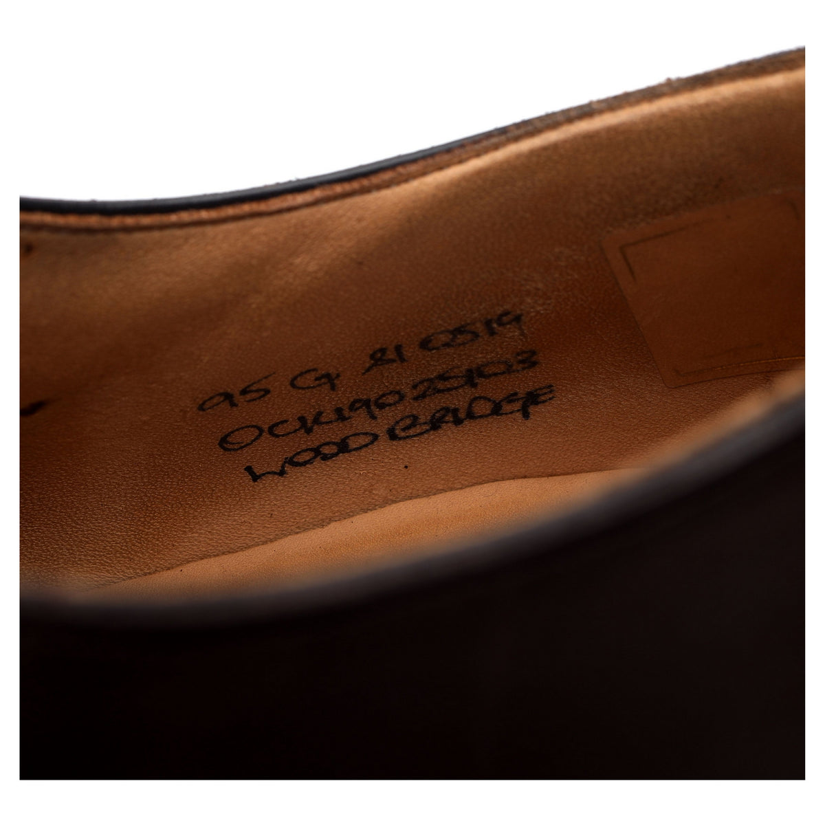 &#39;Woodbridge&#39; Dark Brown Leather Derby UK 9.5 G