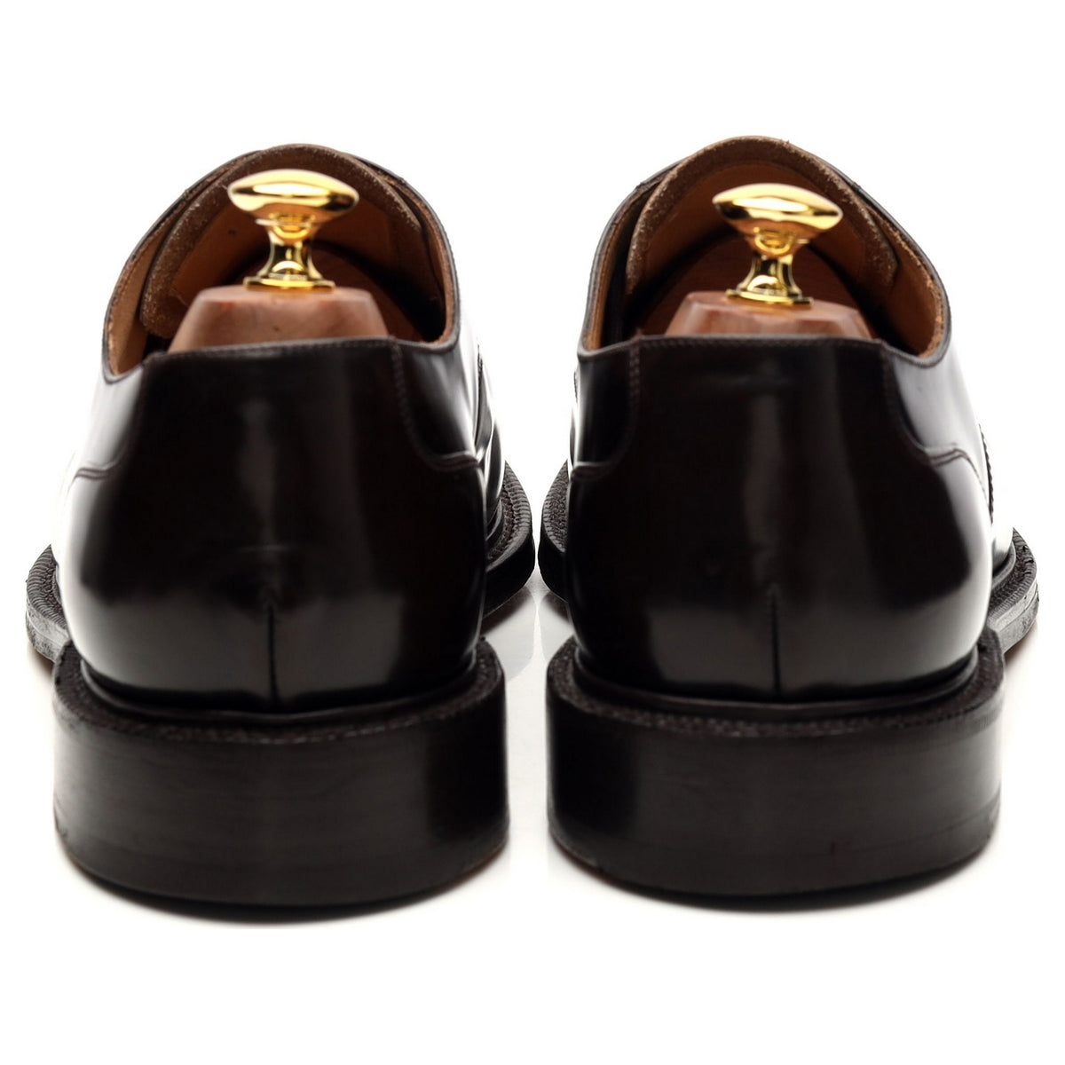 &#39;Lancaster&#39; Dark Brown Leather Oxford UK 9.5 G