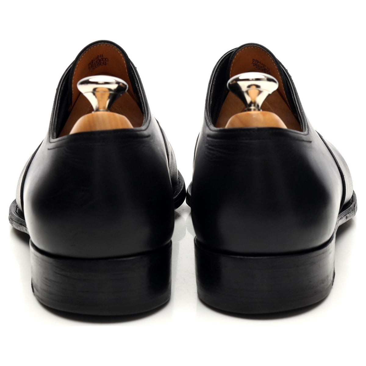 &#39;Philip II&#39; Black Leather Oxford UK 7.5 EE