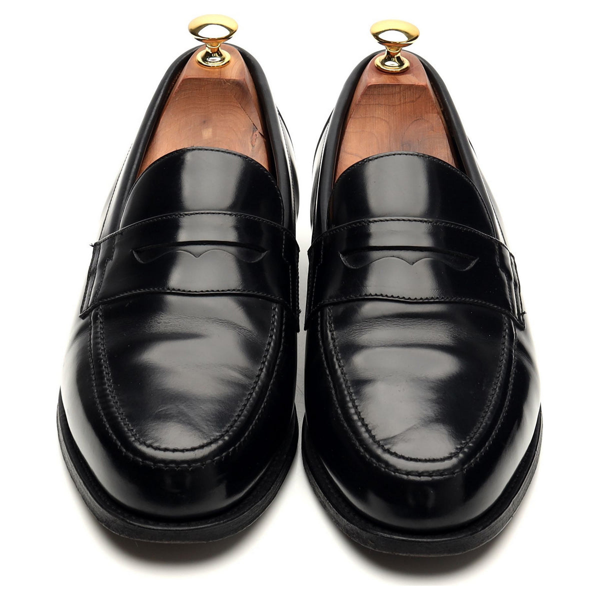 Shipton &amp; Heneage &#39;Elstree&#39; Black Leather Loafers UK 9 EX