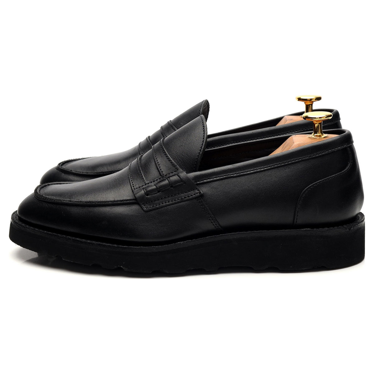 Women&#39;s Studio Nicholson Black Leather Loafers UK 5