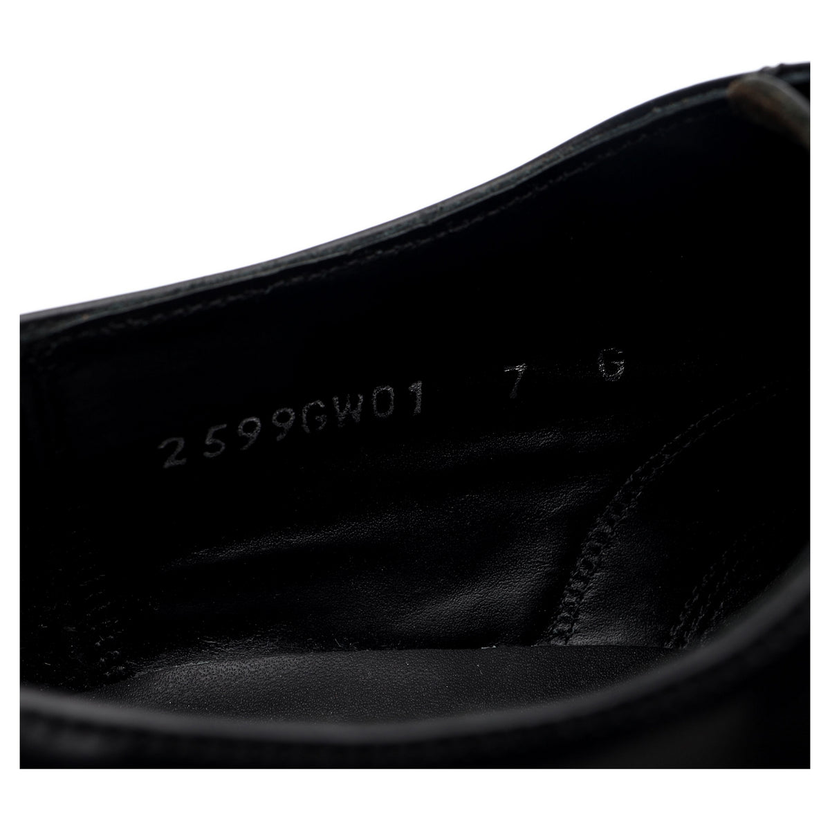 &#39;Cornhill&#39; Black Leather Oxford UK 7 G