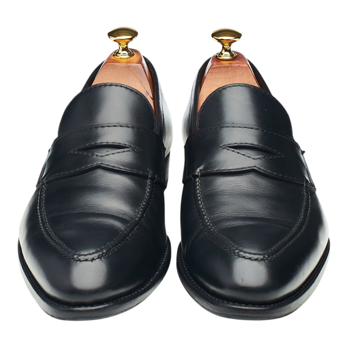 'Principe' Black Leather Loafers UK 8.5 EU 42.5