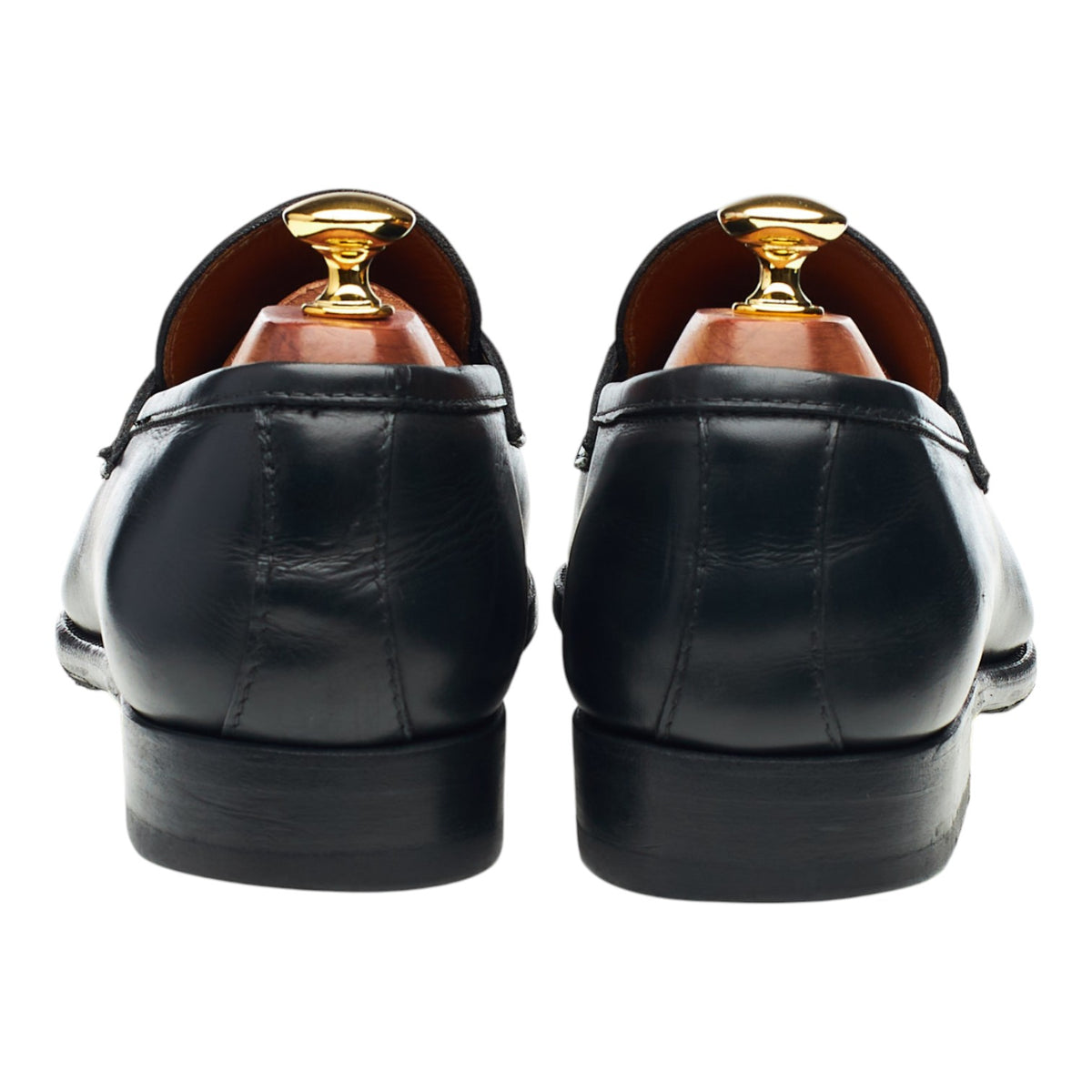 'Principe' Black Leather Loafers UK 8.5 EU 42.5