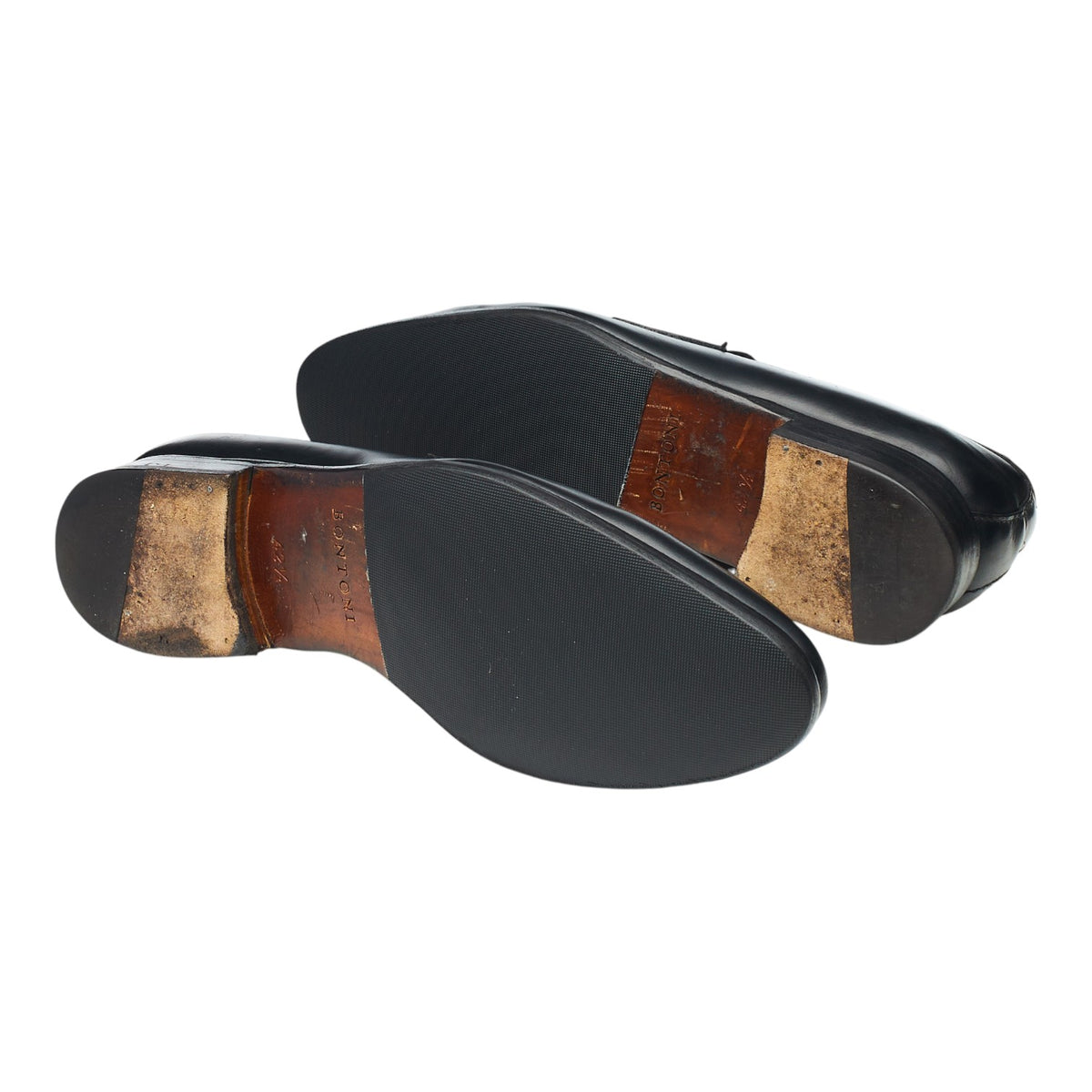 'Principe' Black Leather Loafers UK 8.5 EU 42.5