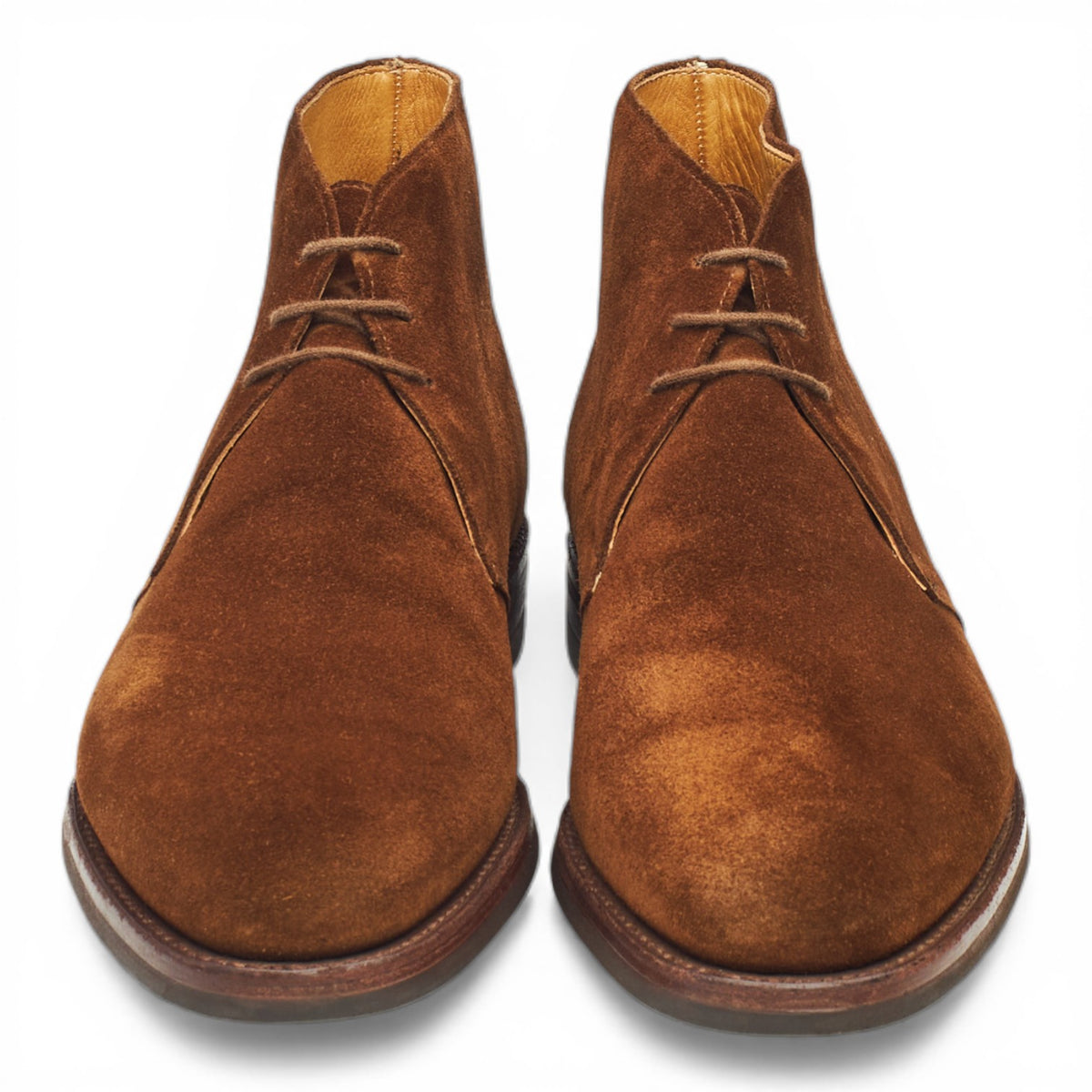 'Chiltern' Snuff Brown Suede Chukka Boots UK 7.5 G