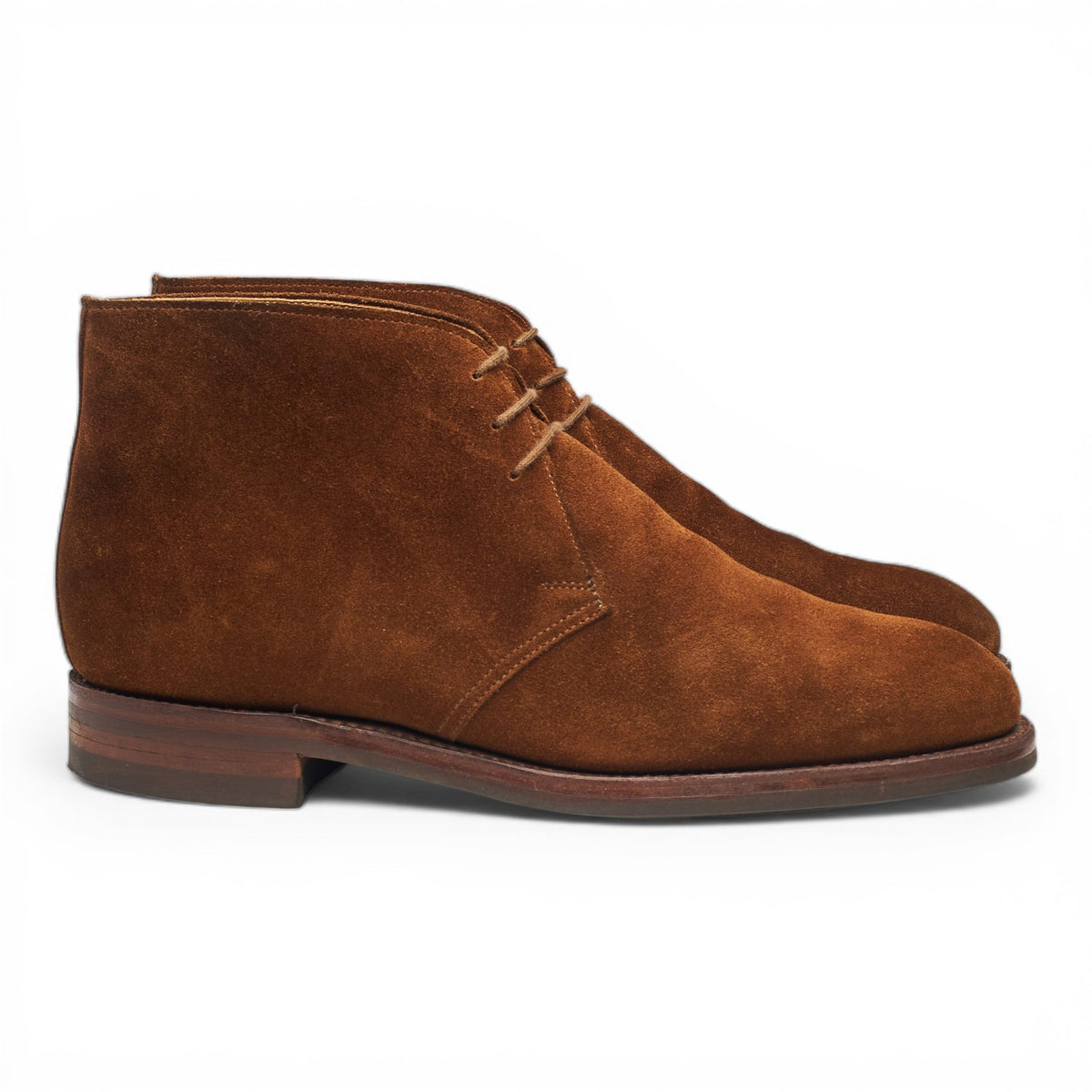 'Chiltern' Snuff Brown Suede Chukka Boots UK 7.5 G