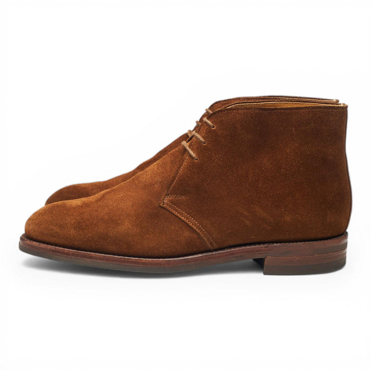'Chiltern' Snuff Brown Suede Chukka Boots UK 7.5 G