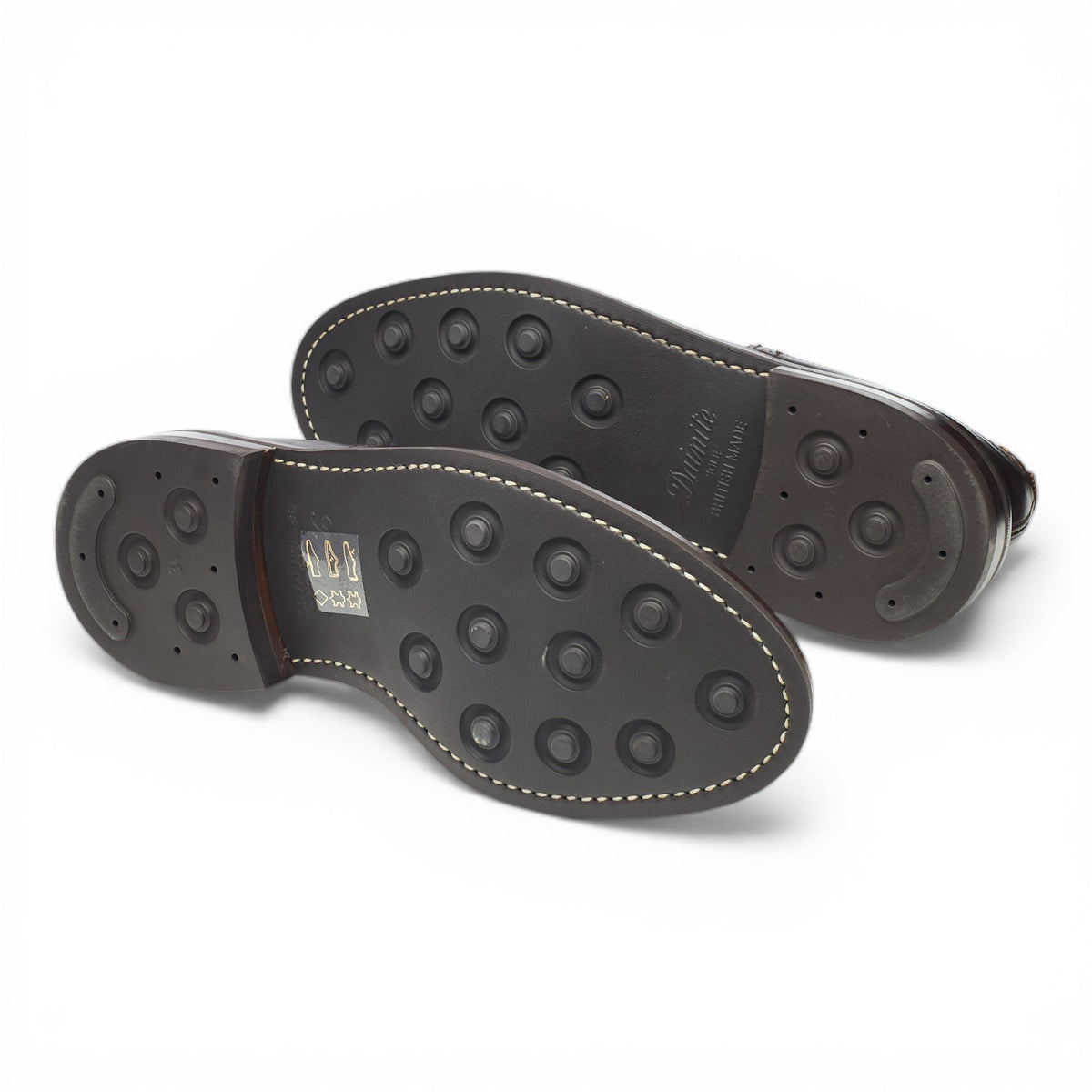 'Bourton' Burgundy Leather Derby Brogues UK 9.5