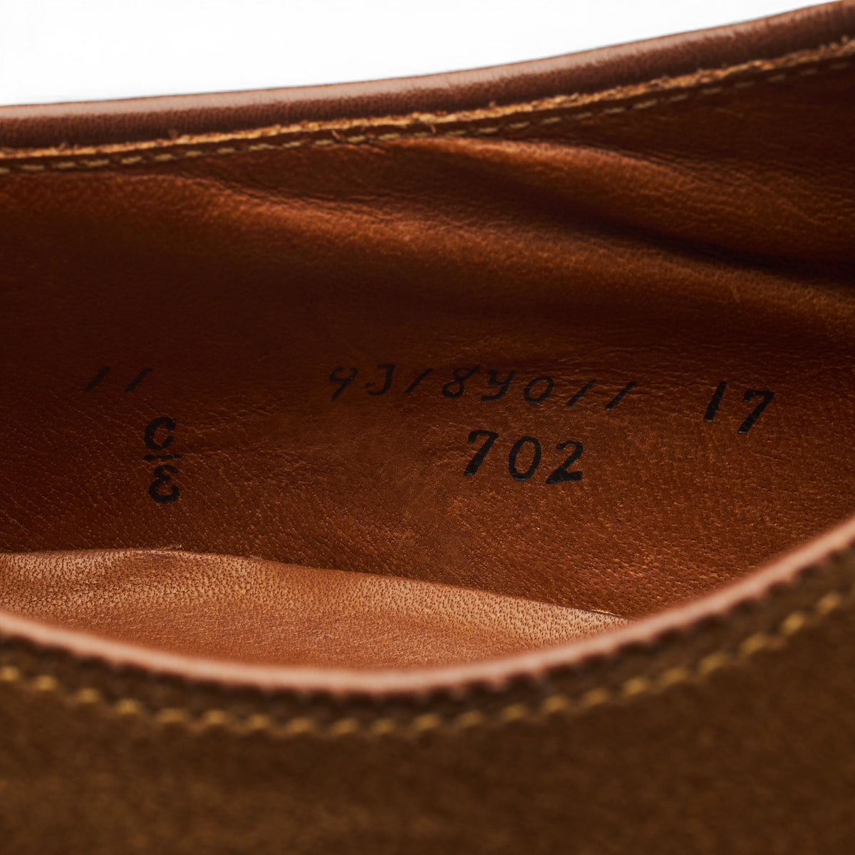 '702' Snuff Brown Suede Derby UK 10 US 11 E