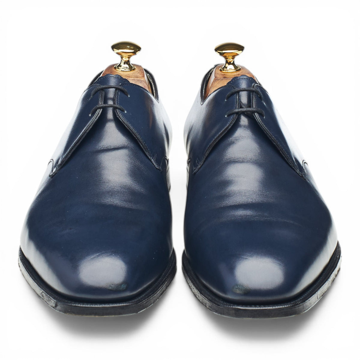 Navy Blue Leather Derby UK 11 E