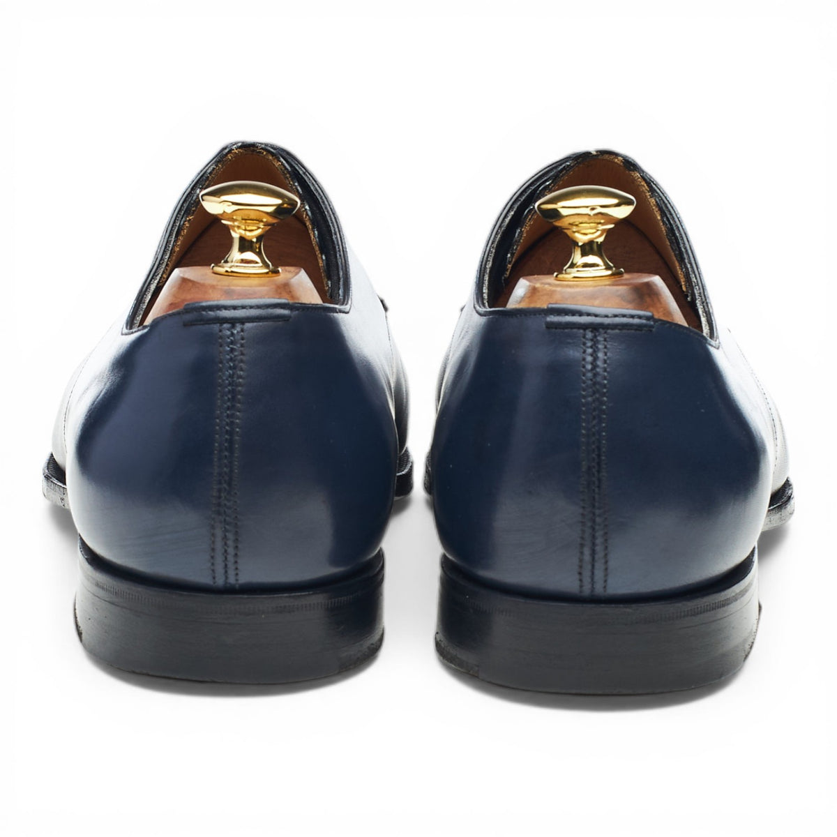 Navy Blue Leather Derby UK 11 E