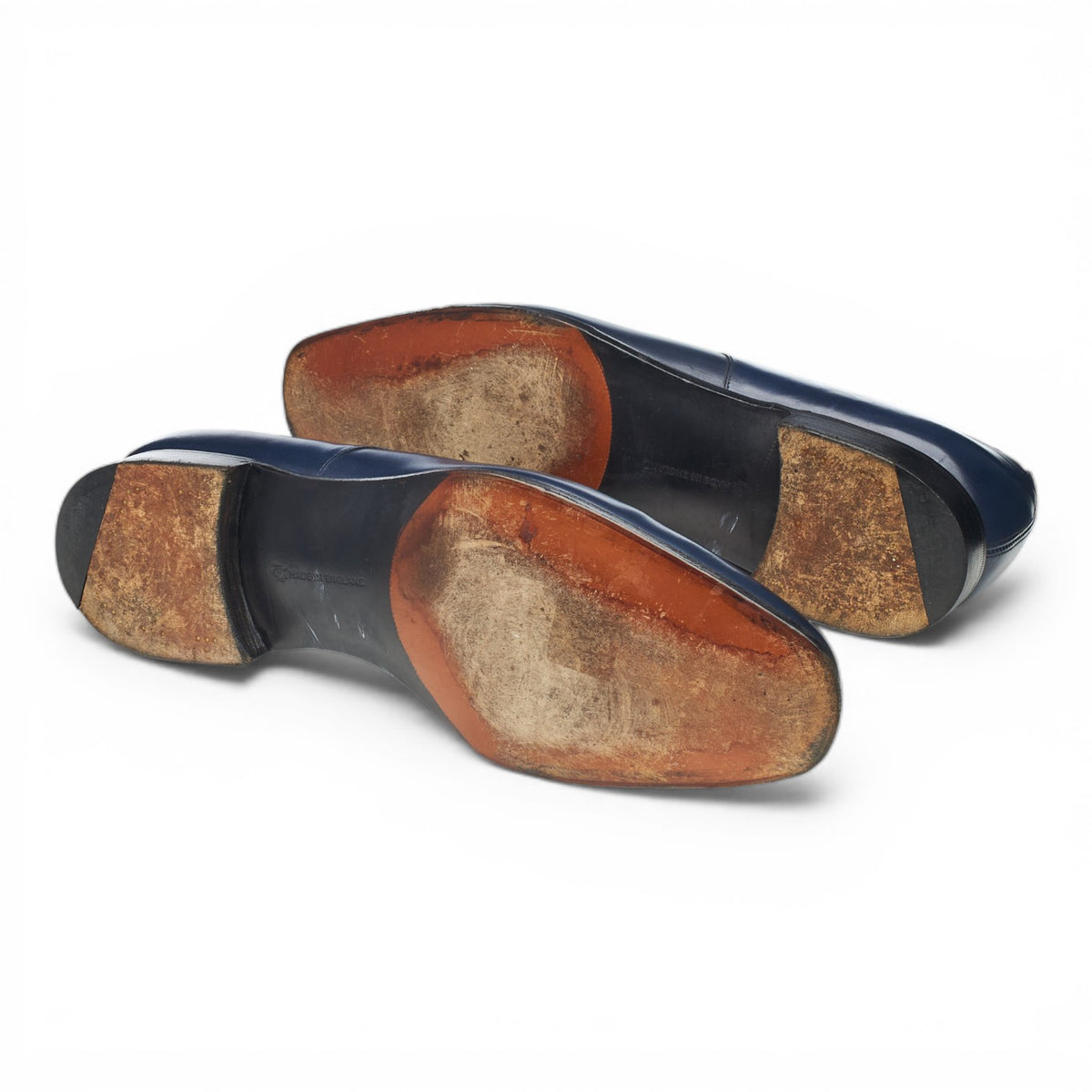 Navy Blue Leather Derby UK 11 E