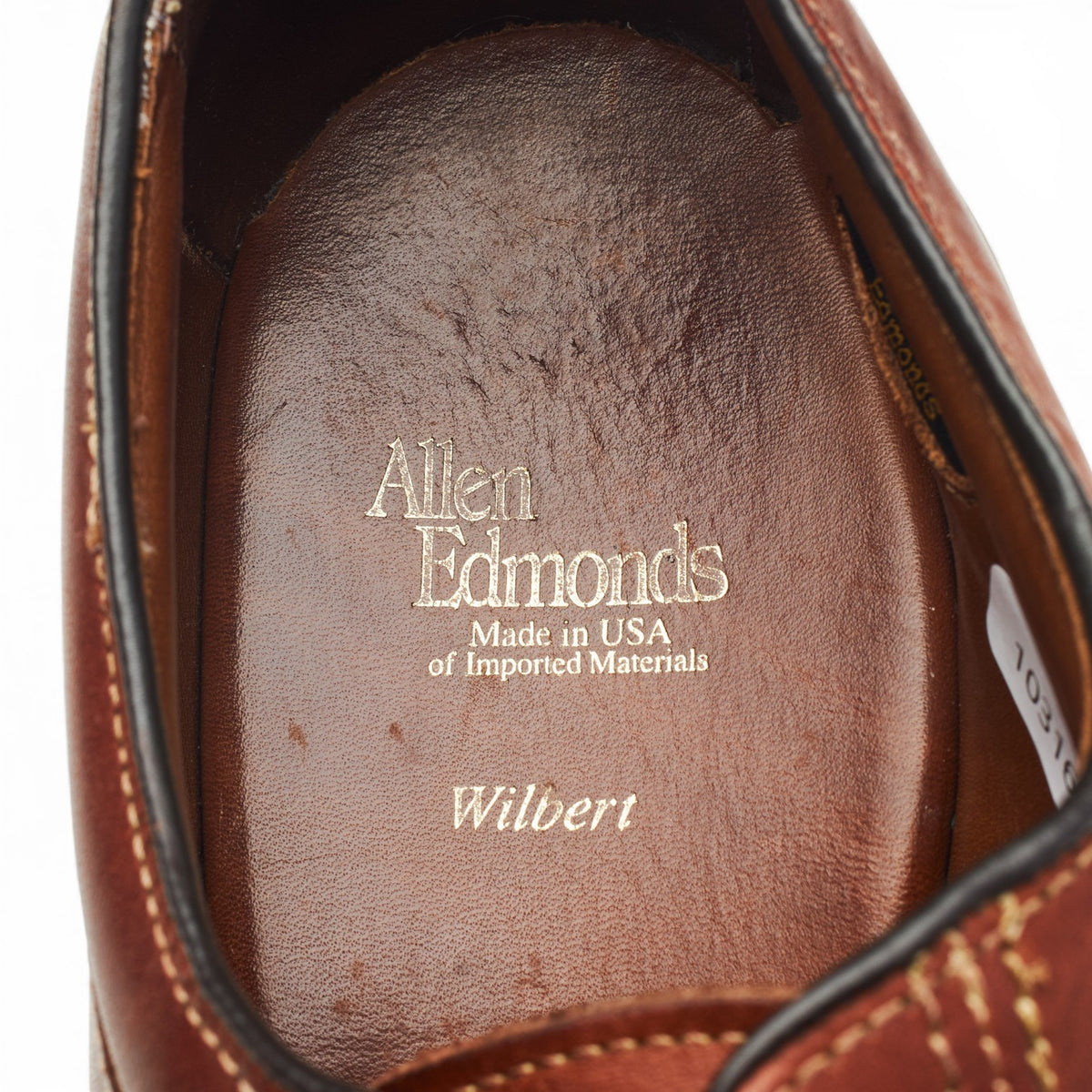 'Wilbert' Tan Brown Leather Derby Split Toe UK 10 US 11 C