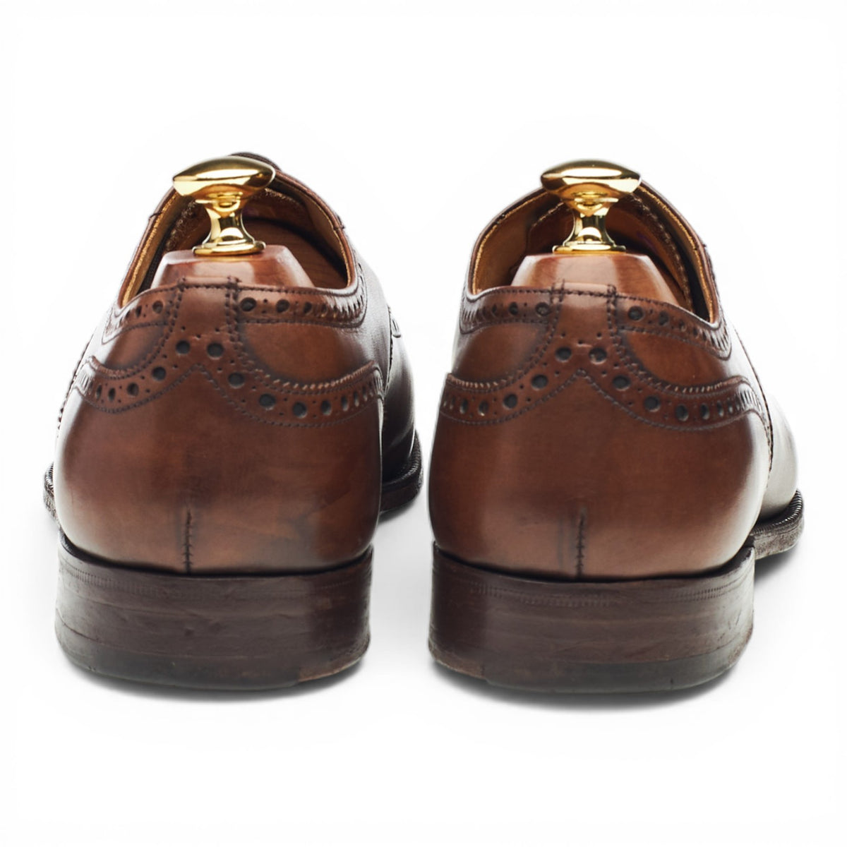 'Perth' Brown Leather Oxford Brogues UK 9 F