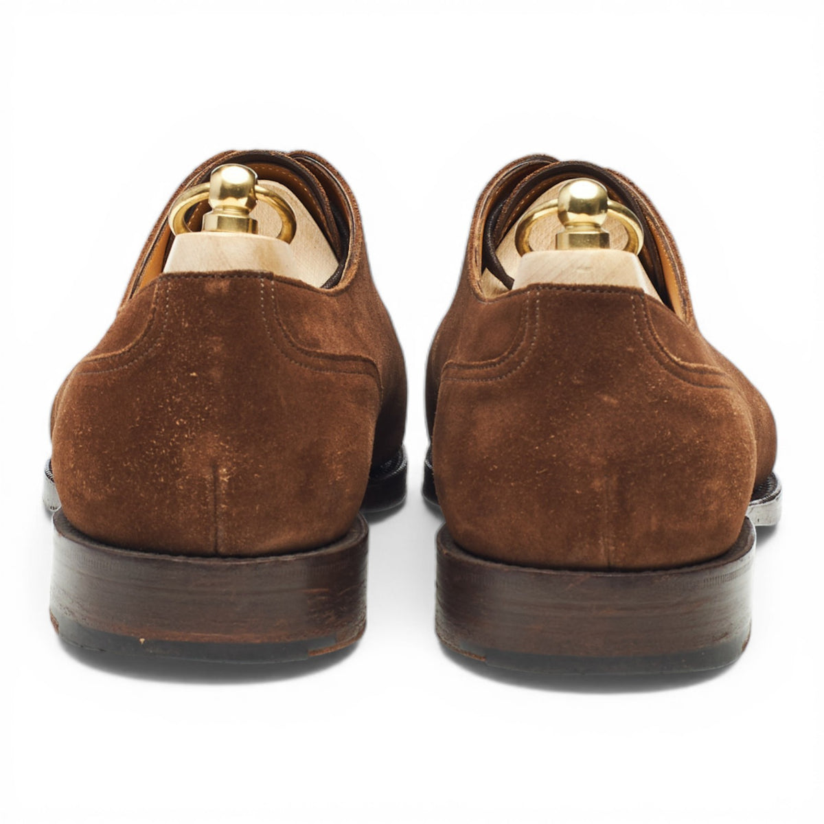 'Keble' Snuff Brown Suede Derby Split Toe UK 8 E