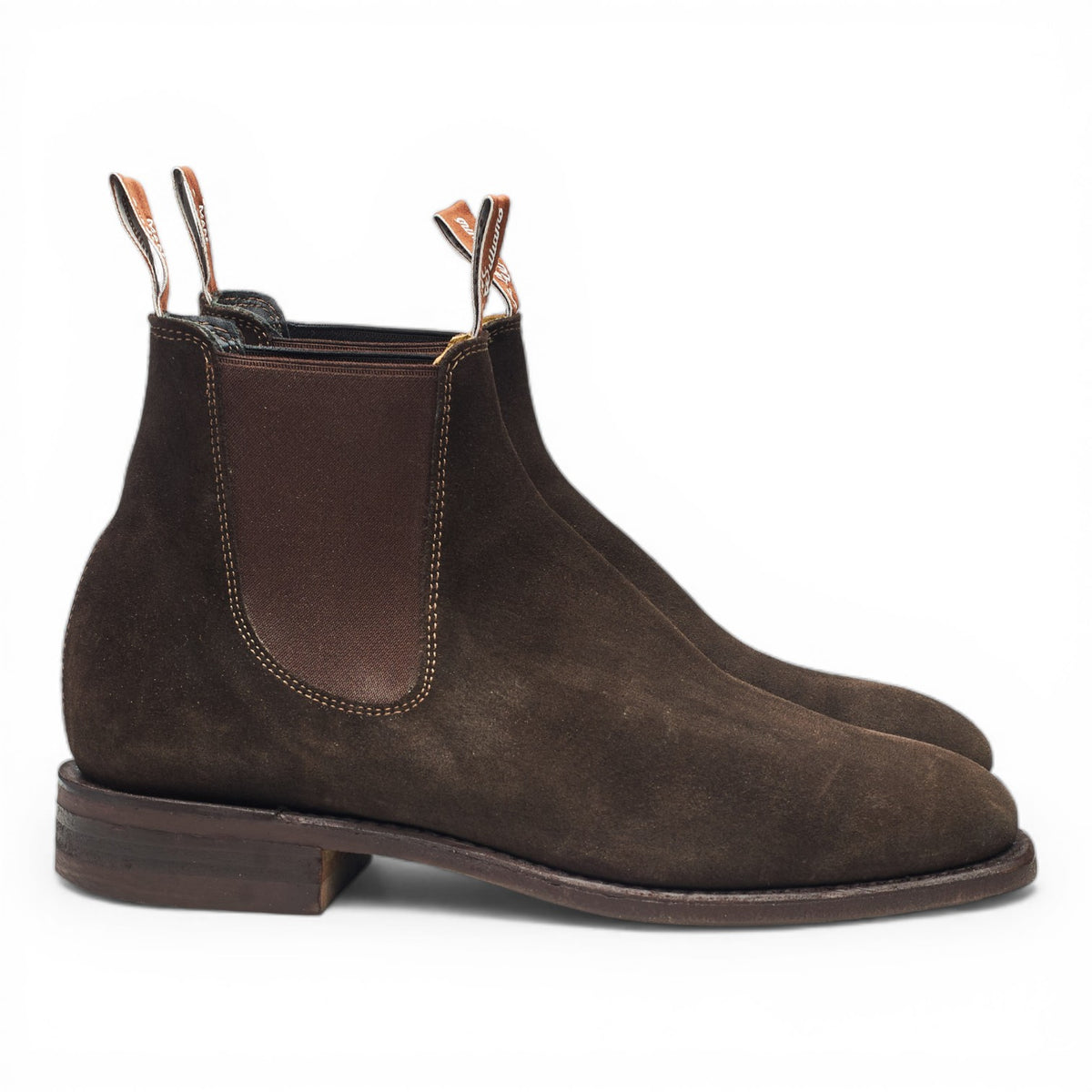 'Comfort Craftsman' Dark Brown Suede Chelsea Boots UK 8.5 G