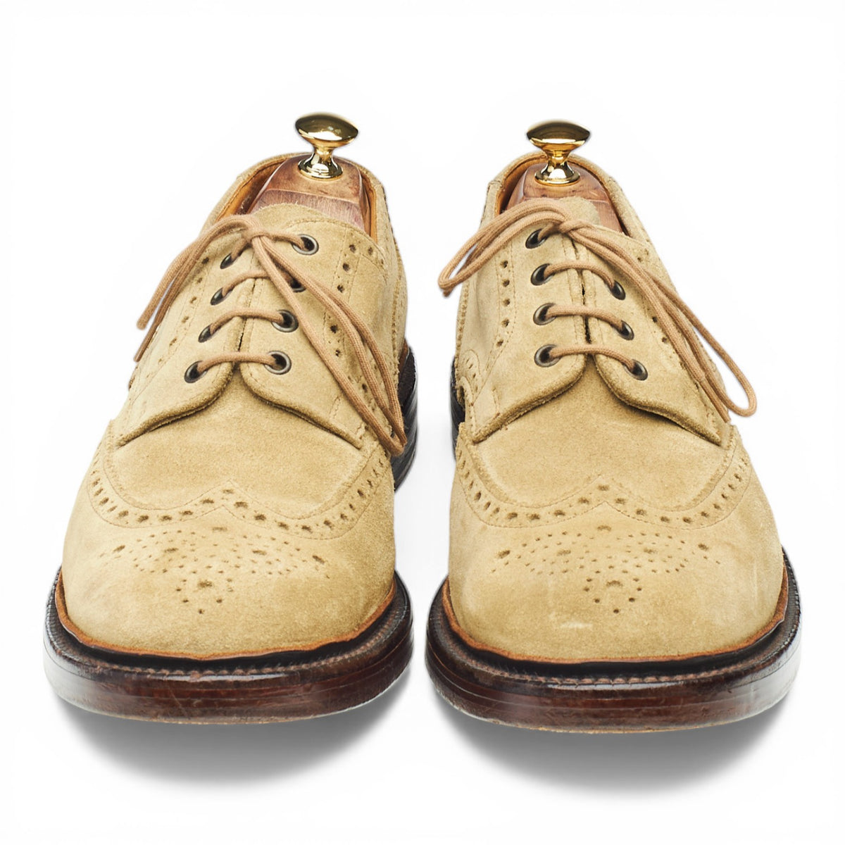 Sand Suede Derby Brogues UK 11 FX