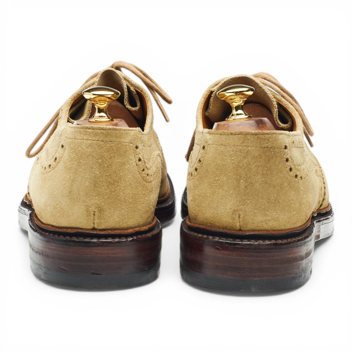 Sand Suede Derby Brogues UK 11 FX