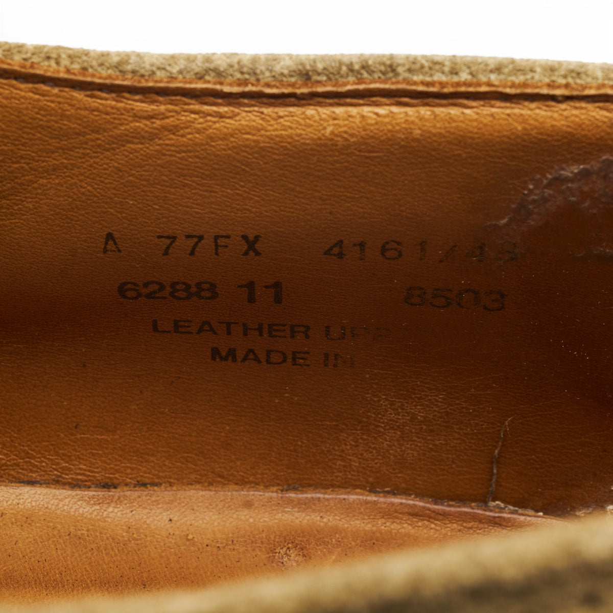 Sand Suede Derby Brogues UK 11 FX