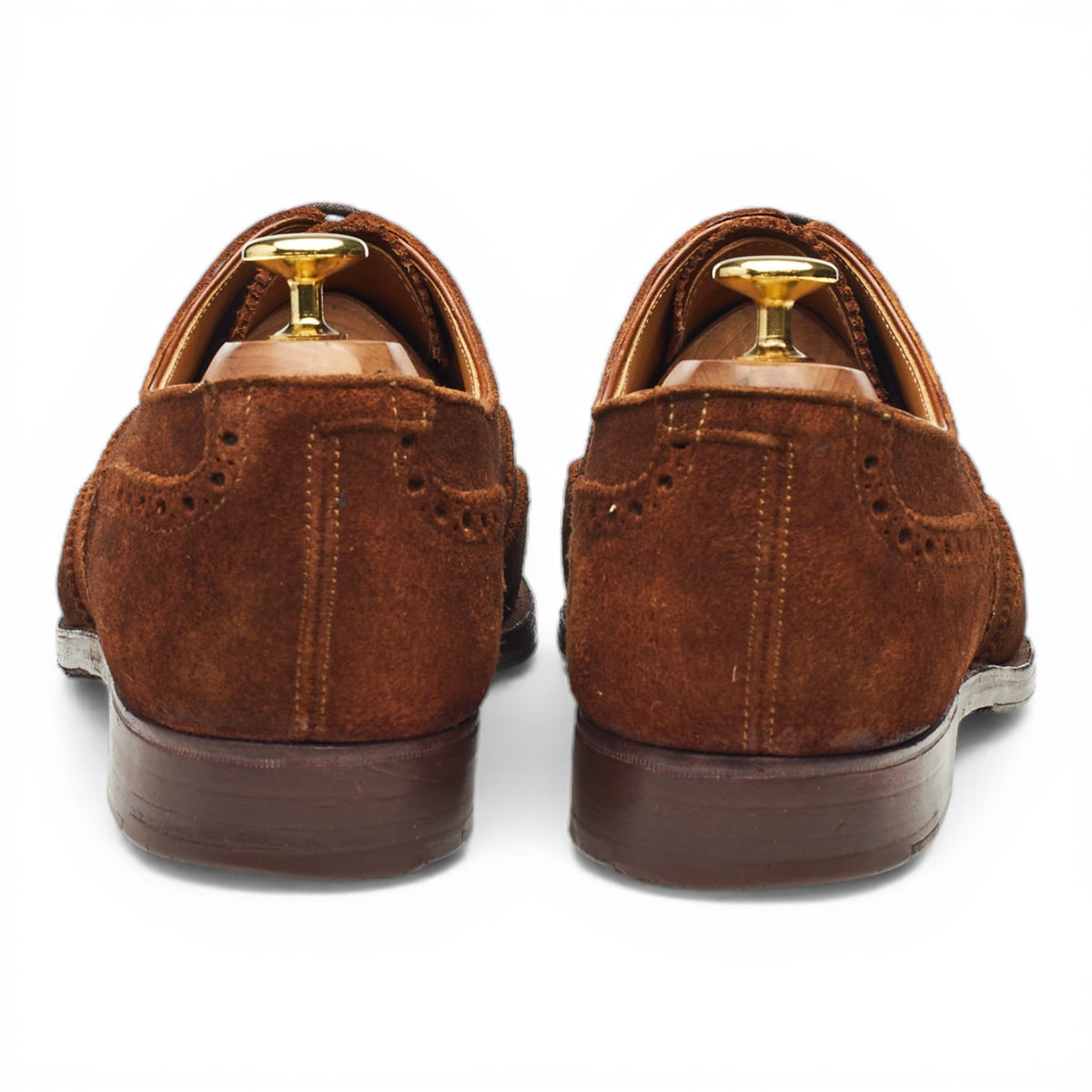 'Roxburgh' Snuff Brown Suede Oxford Brogues UK 8 E