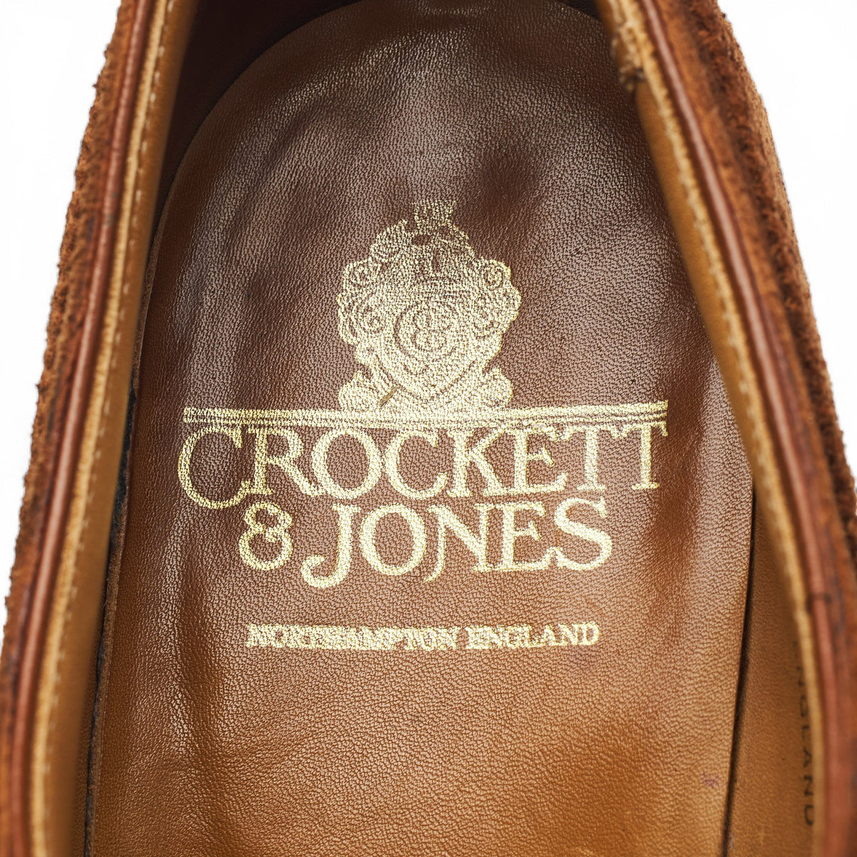 'Roxburgh' Snuff Brown Suede Oxford Brogues UK 8 E