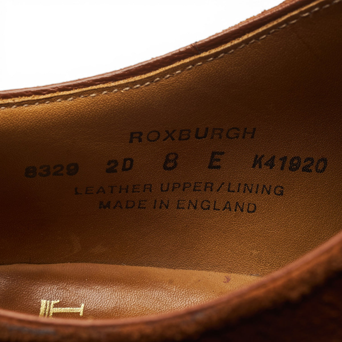 'Roxburgh' Snuff Brown Suede Oxford Brogues UK 8 E