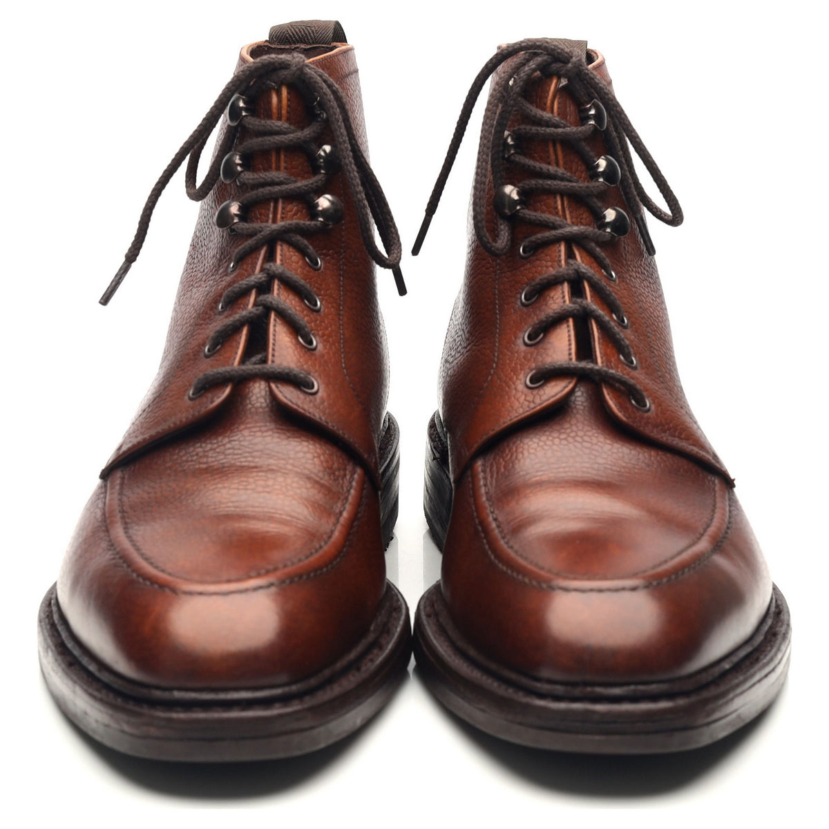 1880 &#39;Anglesey&#39; Oxblood Leather Derby Boots UK 8 F