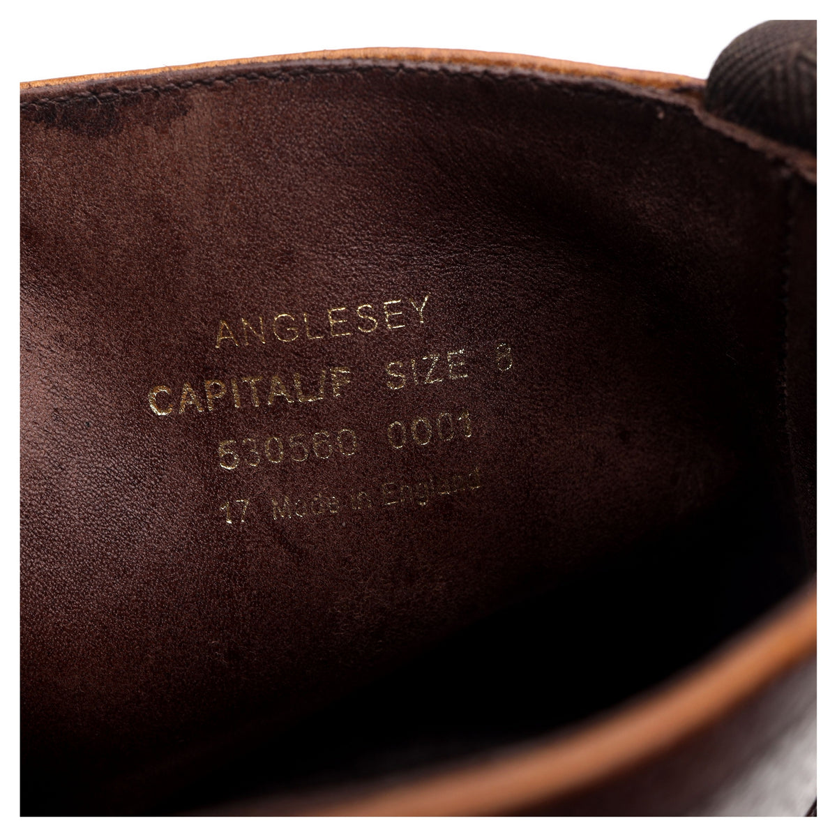 1880 &#39;Anglesey&#39; Oxblood Leather Derby Boots UK 8 F