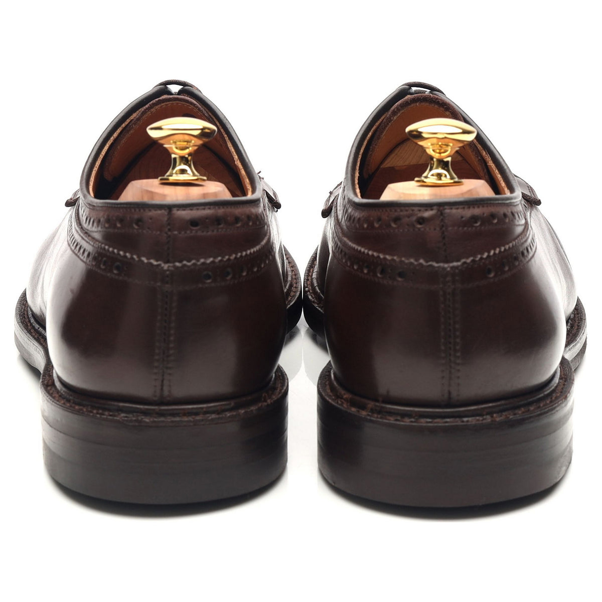 &#39;Chelmsford&#39; Dark Brown Leather Cap Toe Derby UK 11 G