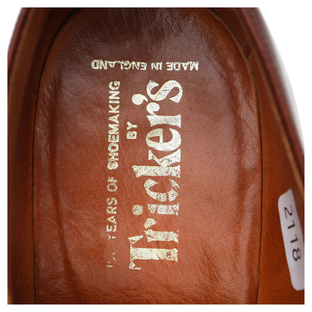 Vintage Tan Brown Leather Oxford UK 7 F
