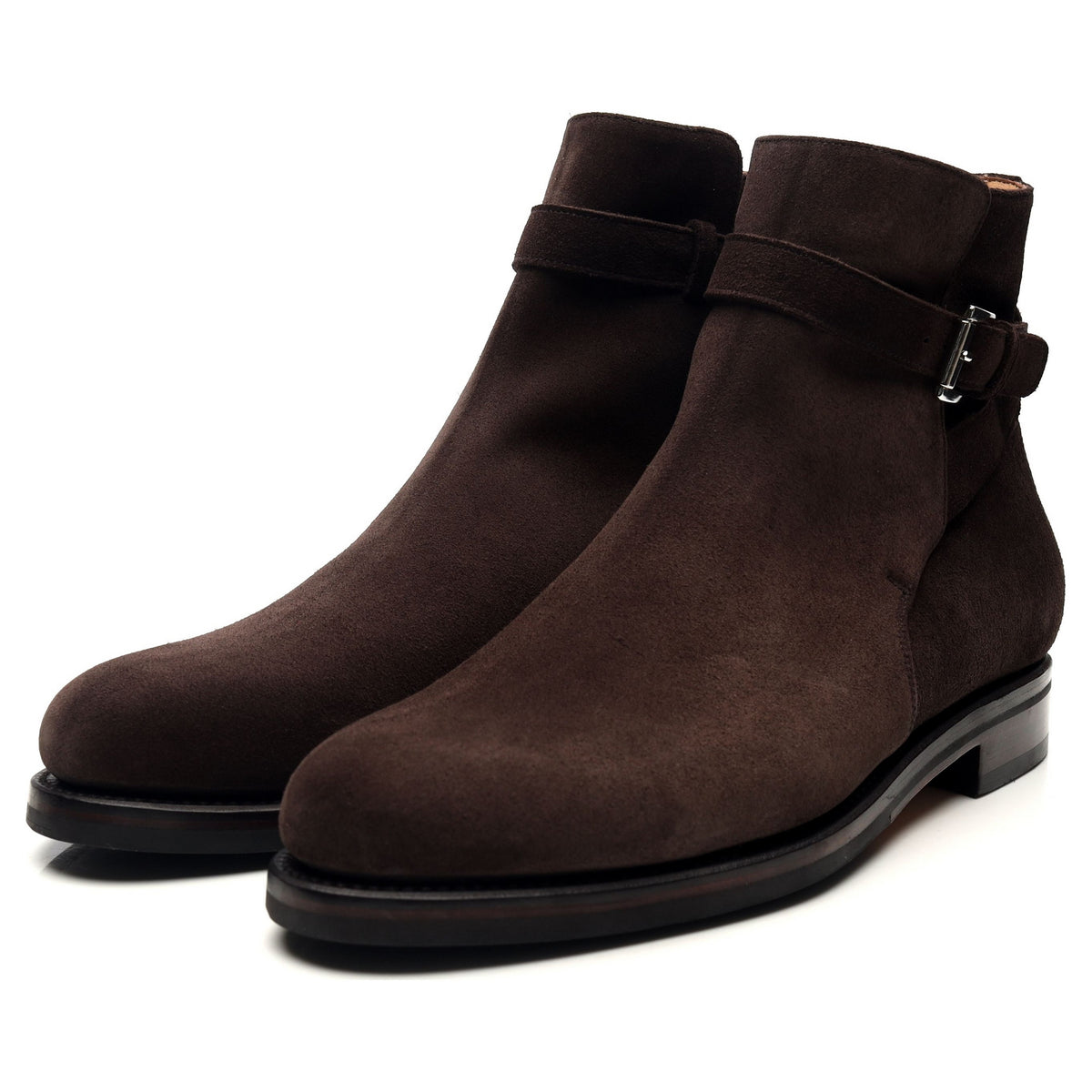 &#39;513&#39; Dark Brown Suede Jodhpur Boots UK 9 F