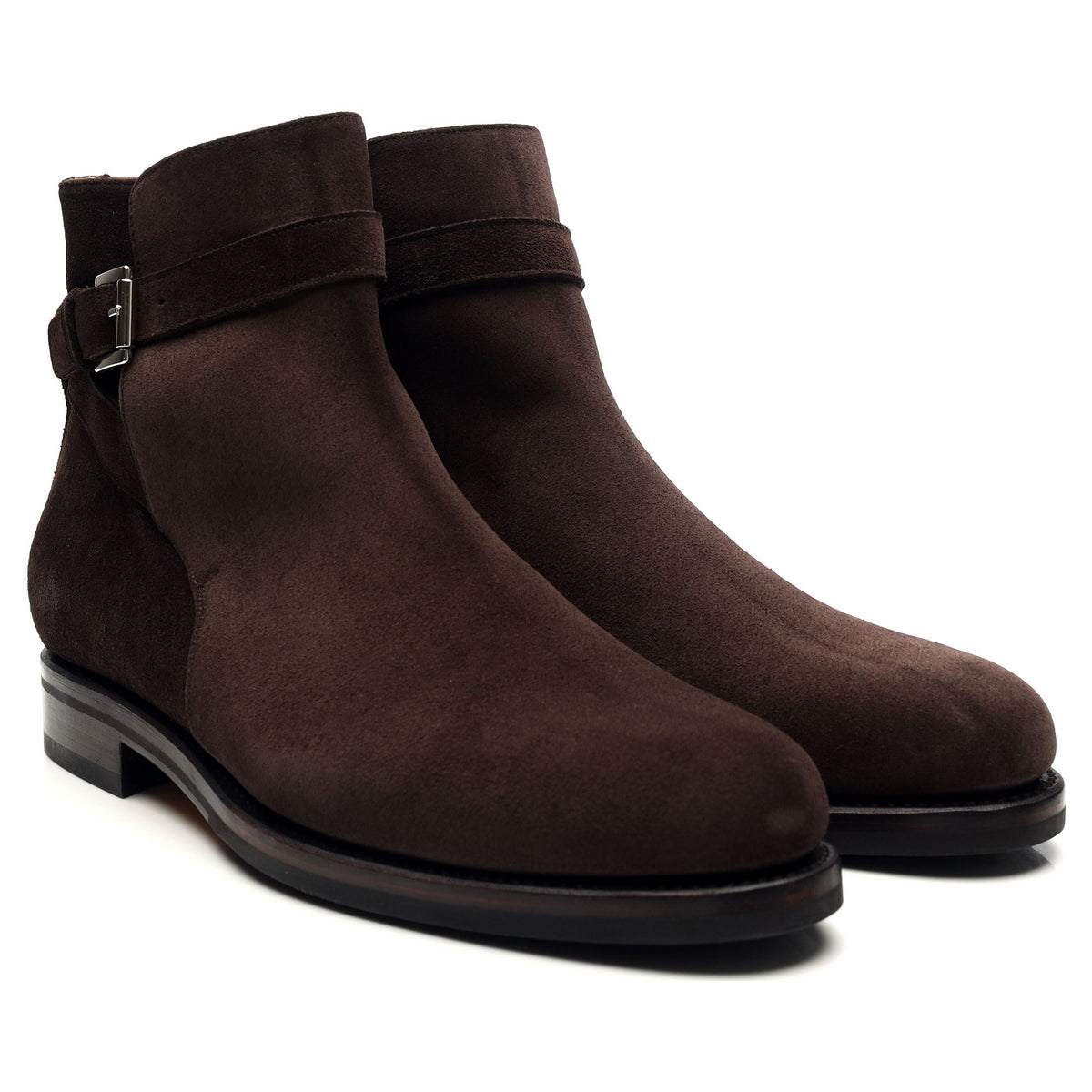 &#39;513&#39; Dark Brown Suede Jodhpur Boots UK 9 F