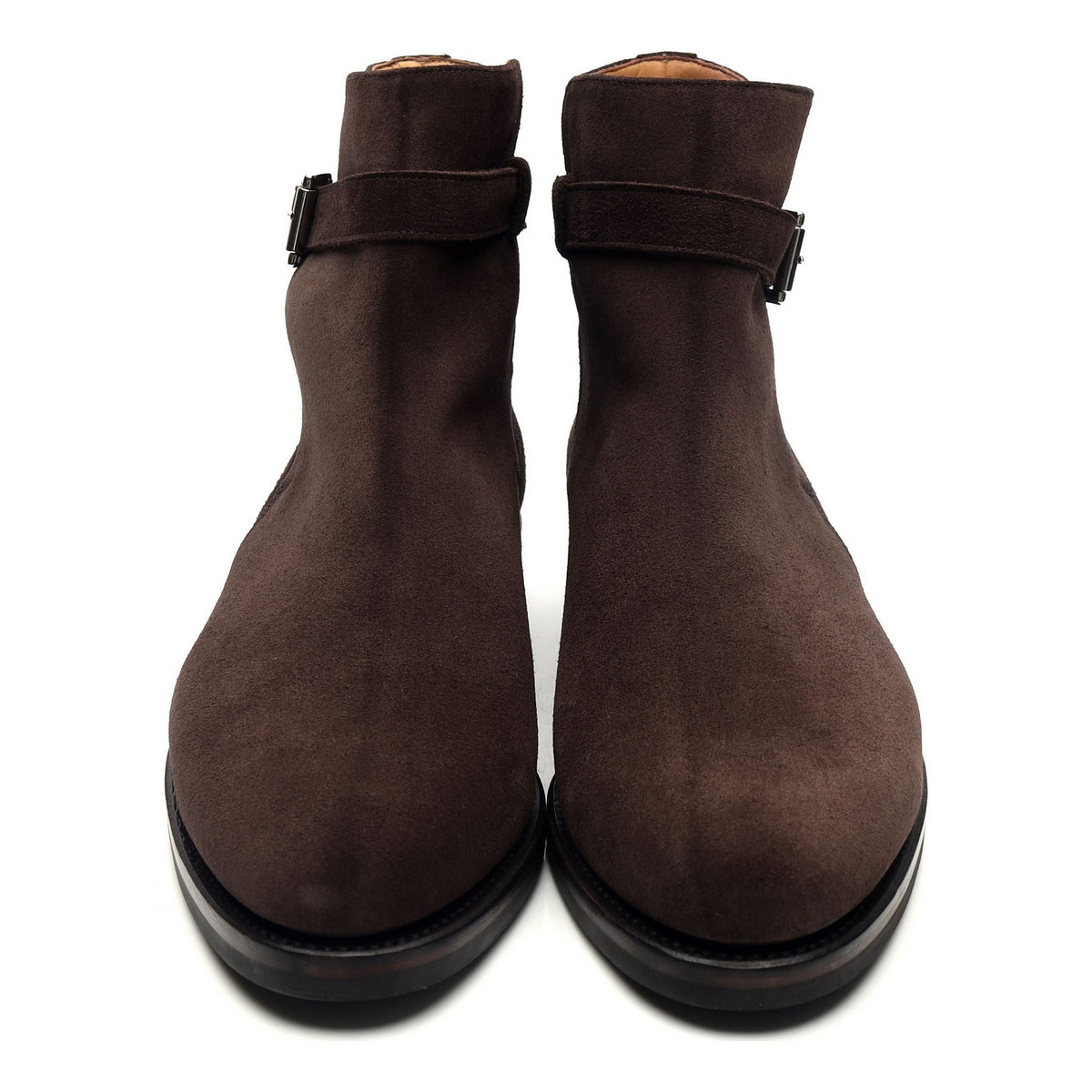 &#39;513&#39; Dark Brown Suede Jodhpur Boots UK 9 F