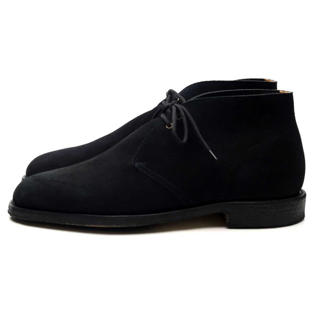 &#39;Sahara&#39; Black Suede Chukka Boots UK 8.5 F