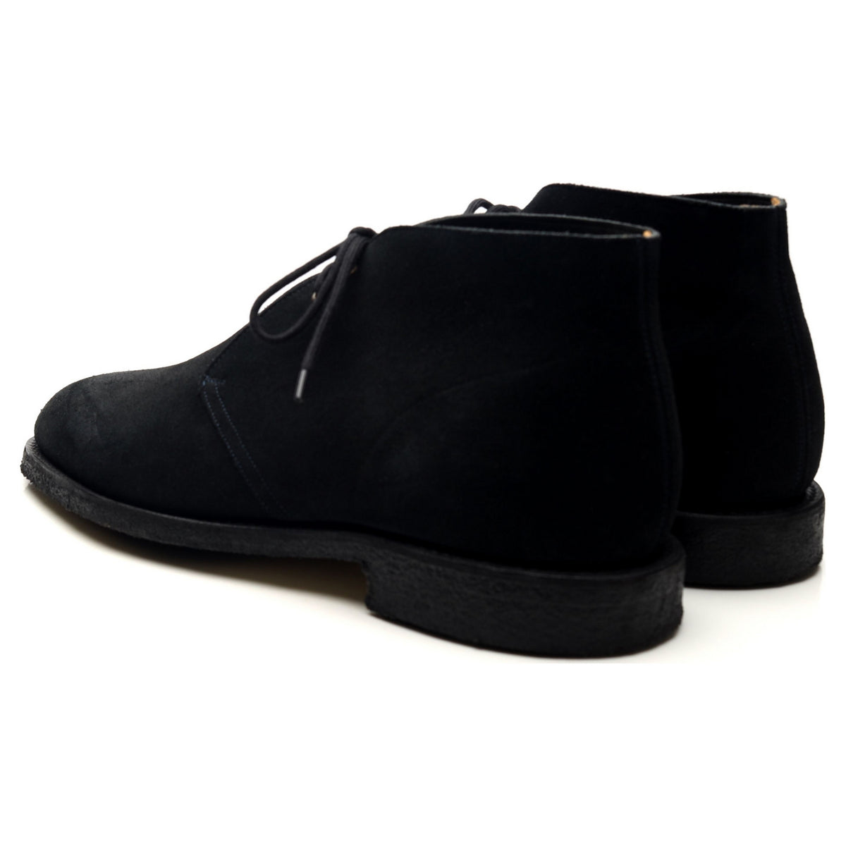 &#39;Sahara&#39; Black Suede Chukka Boots UK 8.5 F