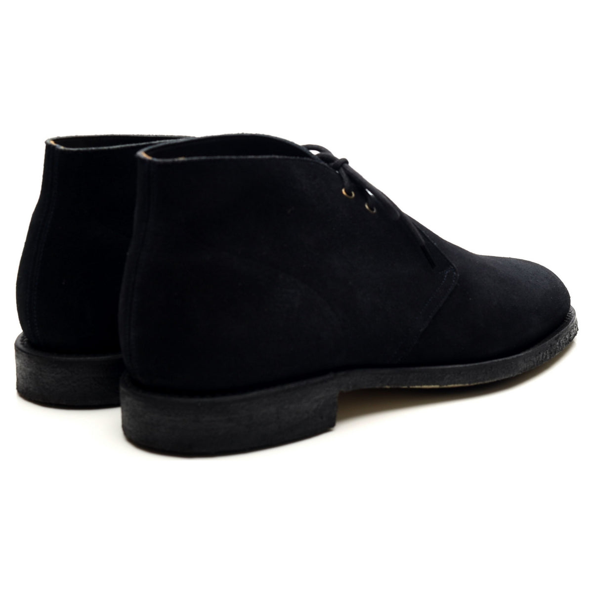 &#39;Sahara&#39; Black Suede Chukka Boots UK 8.5 F