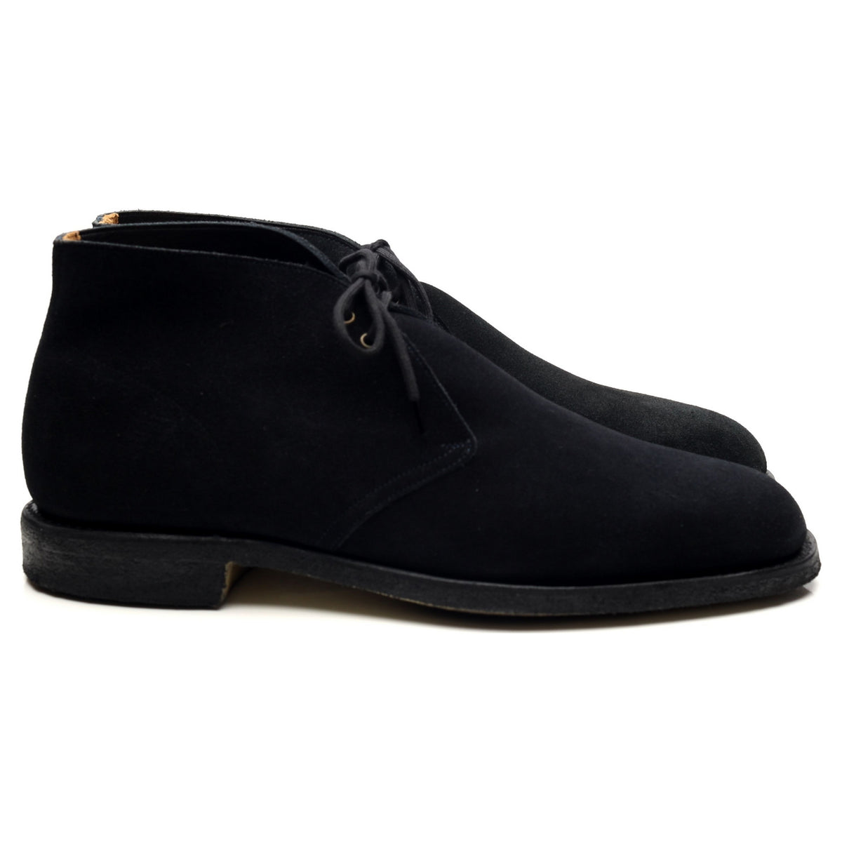 &#39;Sahara&#39; Black Suede Chukka Boots UK 8.5 F