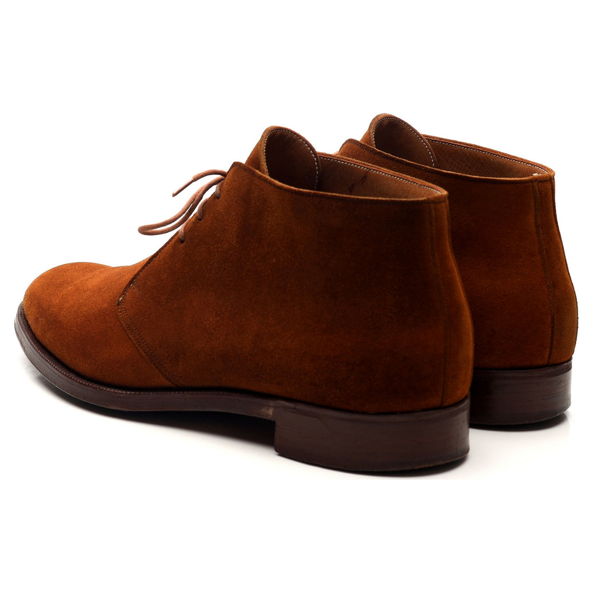 Tan Brown Suede Chukka Boots UK 7 D