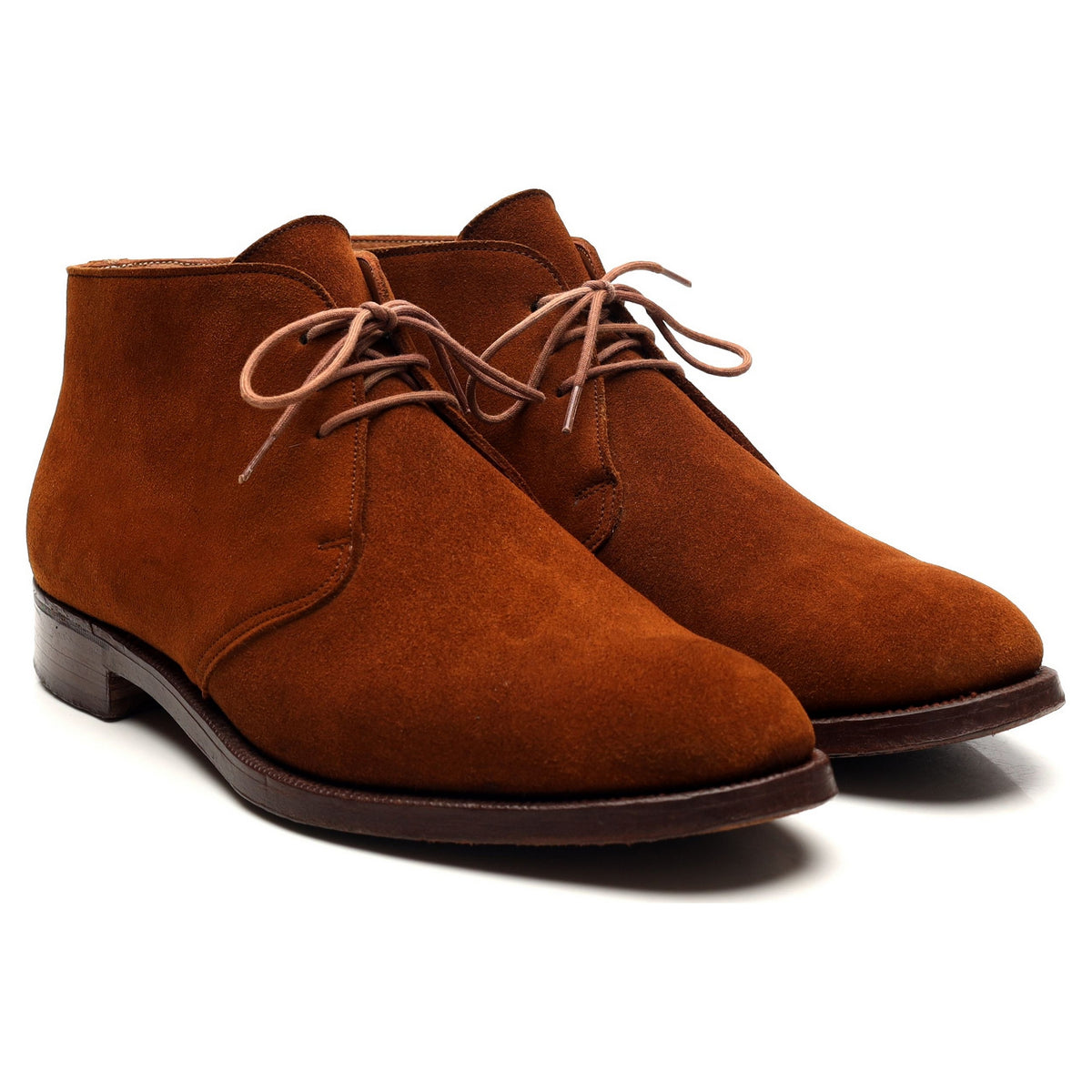 Tan Brown Suede Chukka Boots UK 7 D