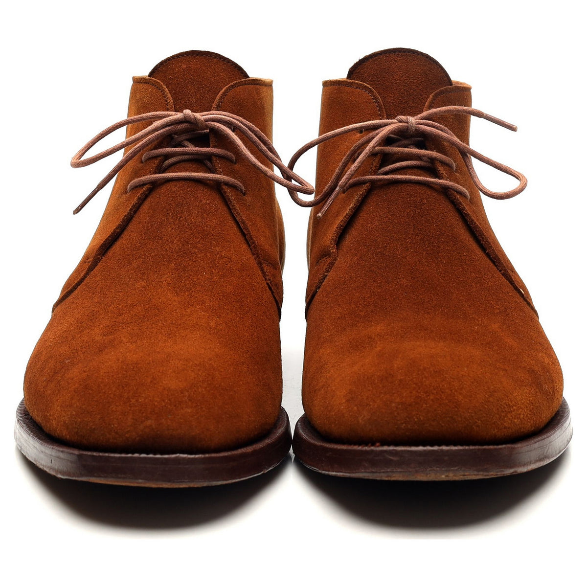 Tan Brown Suede Chukka Boots UK 7 D