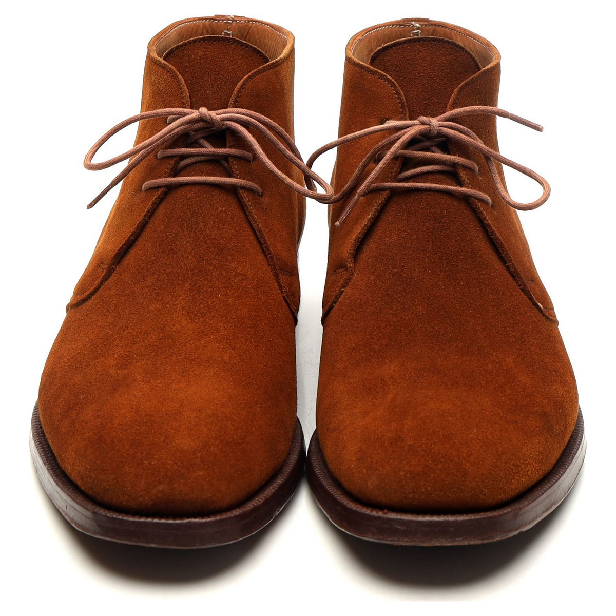 Tan Brown Suede Chukka Boots UK 7 D