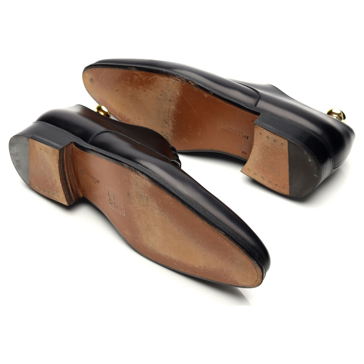 437 Black Leather Derby 7 D UK 7.5