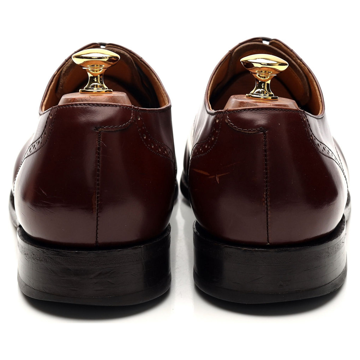 &#39;Alfred&#39; Brown Leather Oxford Brogues UK 9.5 G