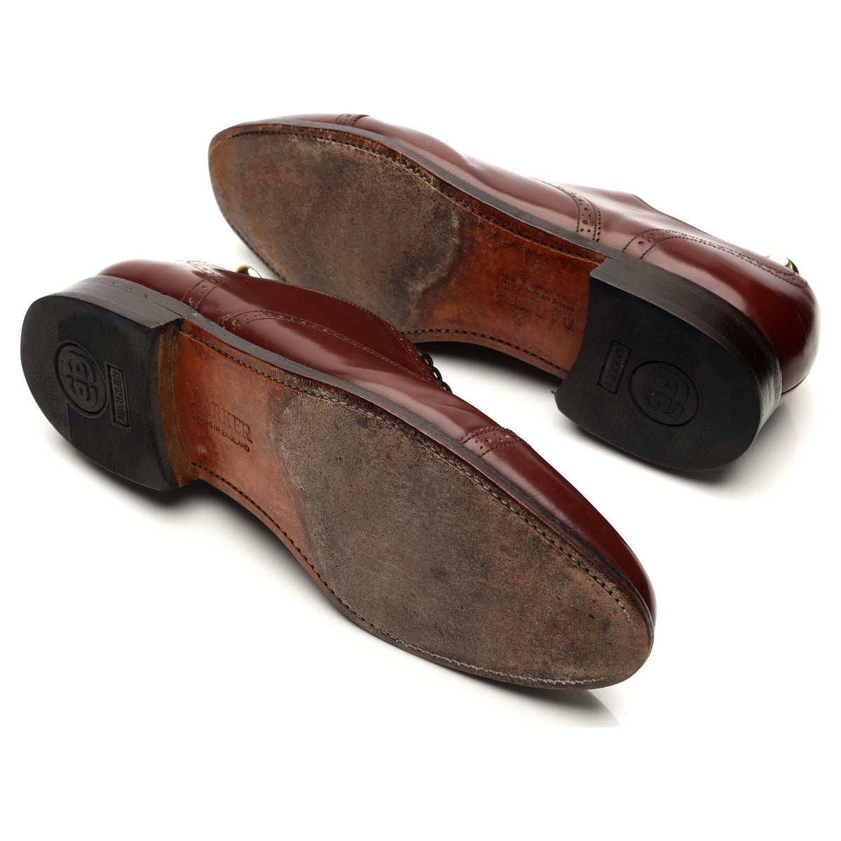 &#39;Alfred&#39; Brown Leather Oxford Brogues UK 9.5 G
