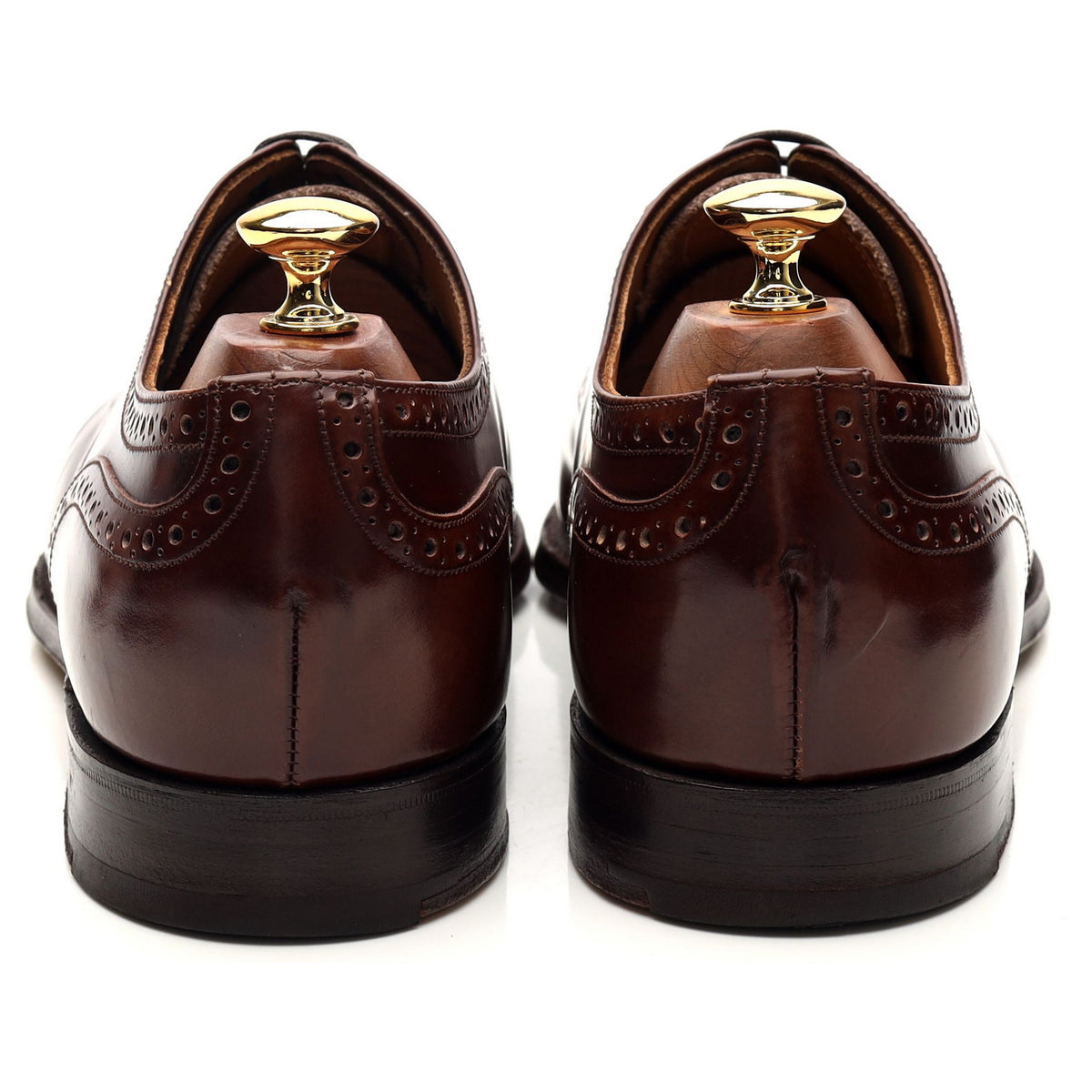 Jones &#39;Tyne&#39; Brown Oxford Brogues UK 9.5 F