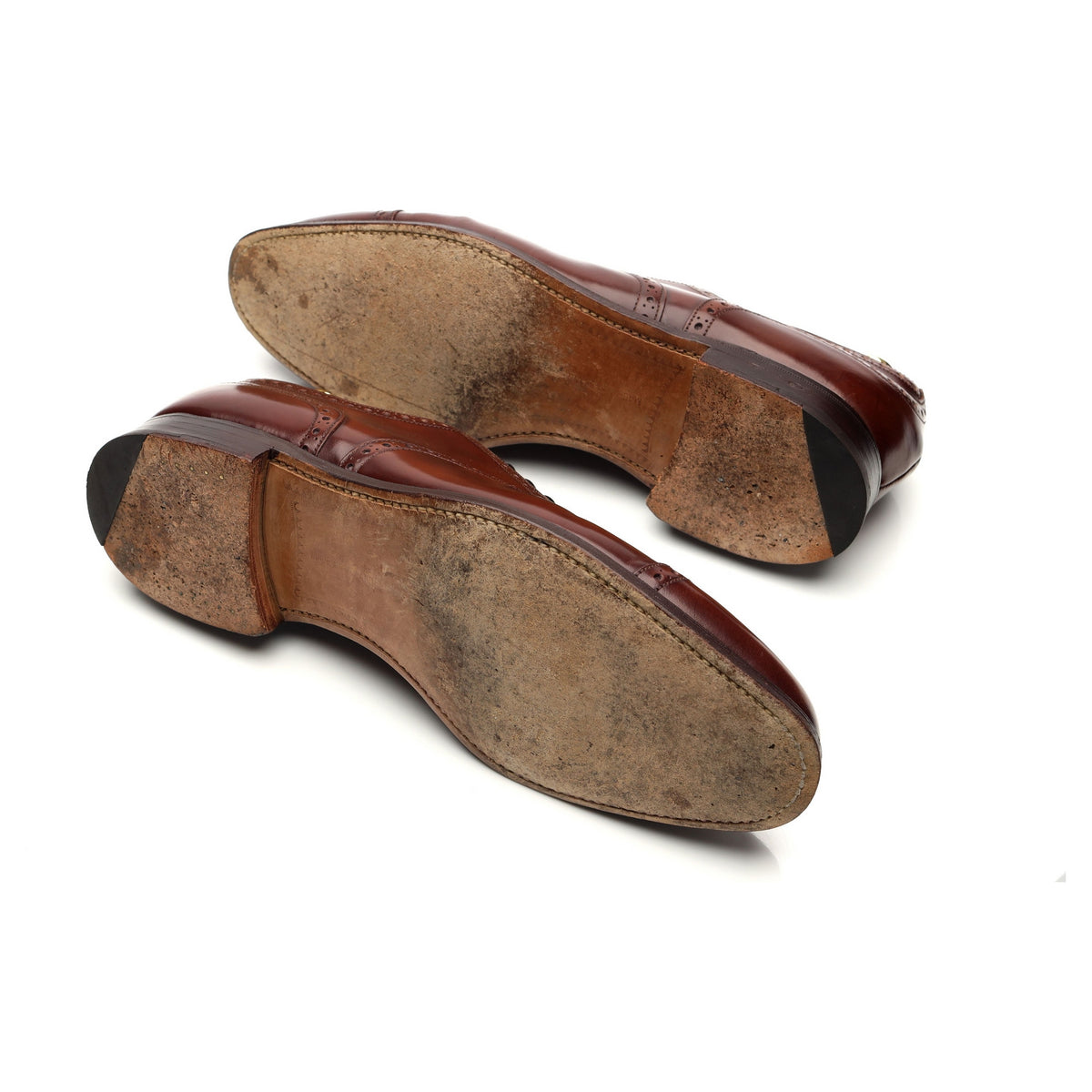 Jones &#39;Tyne&#39; Brown Oxford Brogues UK 9.5 F