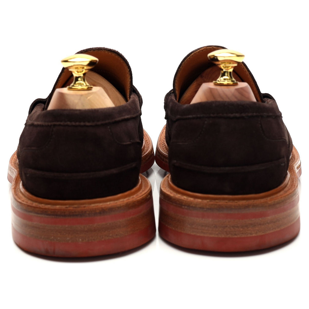 &#39;James&#39; Dark Brown Suede Loafers UK 7